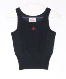 コットンリネンミックスプレーティングタンクトップ