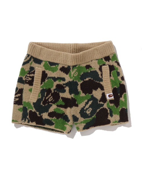 A BATHING APE(アベイシングエイプ)の「ABC CAMO TOWEL JACQUARD SHORTS(その他パンツ・レディース・ピンク/グリーン・MEDIUM/SMALL/X-SMALL)」の2枚目の写真