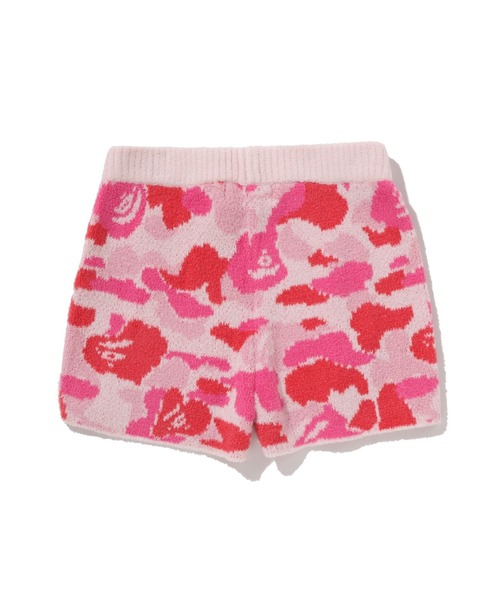 A BATHING APE(アベイシングエイプ)の「ABC CAMO TOWEL JACQUARD SHORTS(その他パンツ・レディース・ピンク/グリーン・MEDIUM/SMALL/X-SMALL)」の4枚目の写真