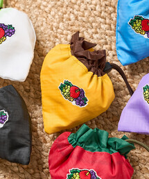 FRUIT OF THE LOOM × FREAK'S STORE/フルーツオブザルーム 別注 配色 エコバッグチャーム/パッカブルバッグ/フルーツチャーム
