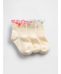 GAP(�M���b�v)�̃��b�t���t���� �N���[�\�b�N�X 3���Z�b�g (�c���E�x�r�[)(�\�b�N�X/�C��)