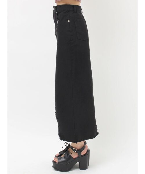 MURUA（ムルーア）の「メッシュスウィッチデニムスカート（デニムスカート・レディース・ブラック/ブルー・2/1）」の18枚目の写真