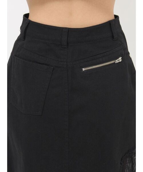 MURUA（ムルーア）の「メッシュスウィッチデニムスカート（デニムスカート・レディース・ブラック/ブルー・2/1）」の20枚目の写真