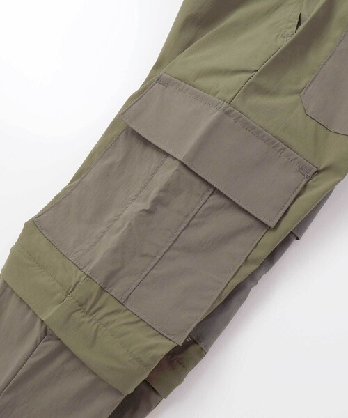 WASK（ワスク）の「バイカラーコンバーチブルパンツ（カーゴパンツ・キッズ・グリーン/ブラック・140cm/160cm/130cm/150cm）」の18枚目の写真