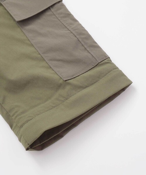 WASK（ワスク）の「バイカラーコンバーチブルパンツ（カーゴパンツ・キッズ・グリーン/ブラック・140cm/160cm/130cm/150cm）」の20枚目の写真