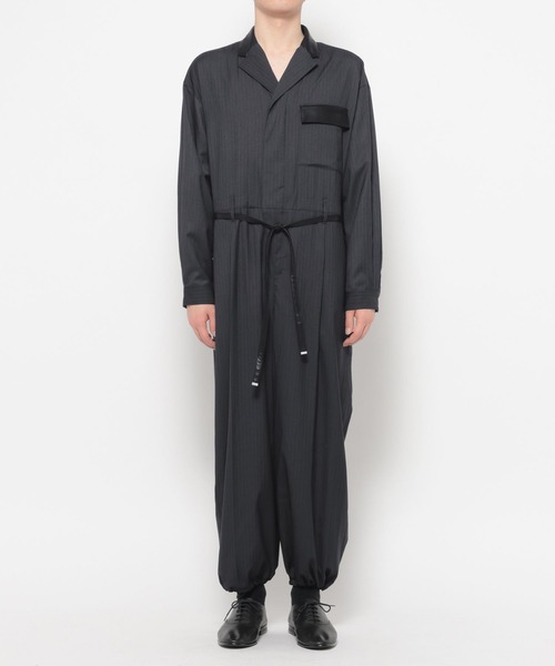 HARE（ハレ）の「レザーキリカエオールインワン(HARE)（サロペット/オーバーオール・メンズ・ブラック/グレー系その他・FREE）」の18枚目の写真