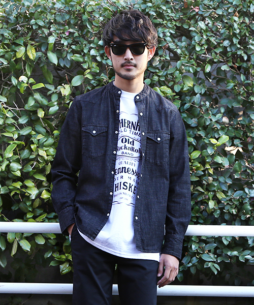 BEAMS(ビームス)の「<WEB限定>BEAMS / NEW STANDARD カラーレスデニムウエスタンシャツ(シャツ/ブラウス・メンズ・ブラック/インディゴブルー・MEDIUM/LARGE/SMALL/X-LARGE)」の13枚目の写真