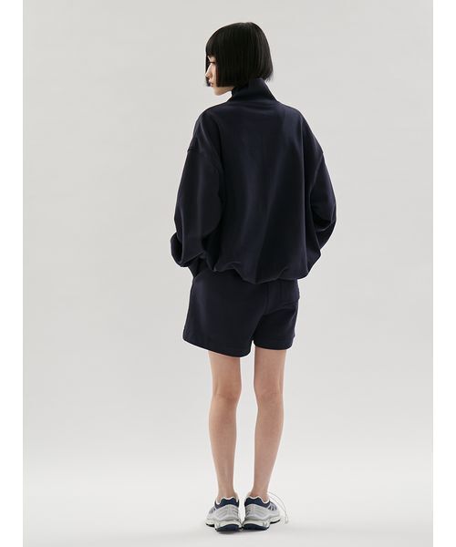 emmi（エミ）の「【em】レイヤードライクスウェットショートパンツ【セットアップ対応】（その他パンツ・レディース・ホワイト/ネイビー・F）」の10枚目の写真