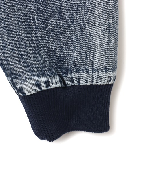 atmos pink（アトモスピンク）の「atmos pink Panelled Bandana Denim Jacket / アトモス ピンク パネェルド バンダナ デニム ジャケット（ブルゾン・レディース・ブルー/ブラック・FREE）」の11枚目の写真