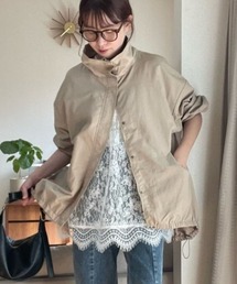 Remind me and forever（リマインドミーアンドフォーエバー）の「【ニュアンスカラーが魅力】スタンドカラーブルゾン（ブルゾン）」