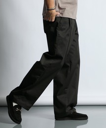 The DUFFER of ST.GEORGE | CREASE LINE WIDE CHINO:クリースライン ワイド チノパンツ(チノパンツ)