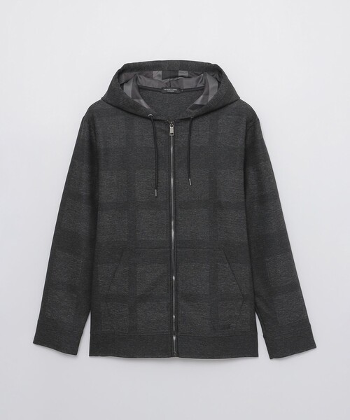 BLACK LABEL CRESTBRIDGE（ブラックレーベル・クレストブリッジ）の「シャドーチェックカラミパーカー（パーカー・メンズ・ライトグレー/ネイビー/チャコールグレー・M/XL/L）」の17枚目の写真