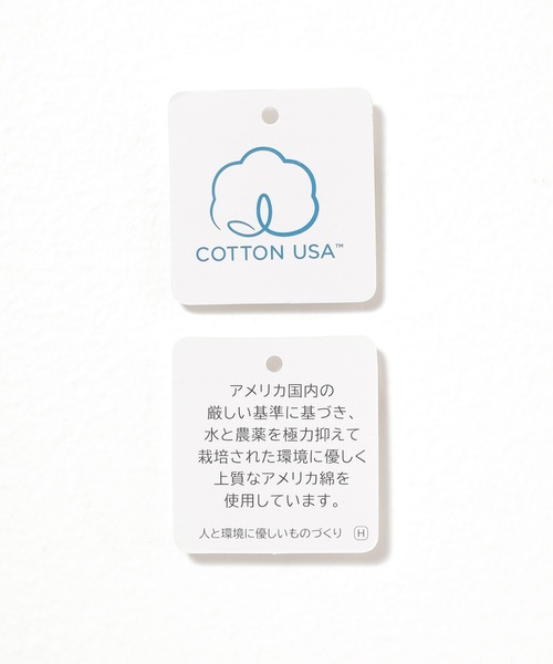 Honeys（ハニーズ）の「【ＵＶカット】ロゴビッグＴシャツ（Tシャツ/カットソー・レディース・レッド/スミクロ/ベージュ/アイボリー/グレイッシュブルー・L/M/S）」の6枚目の写真