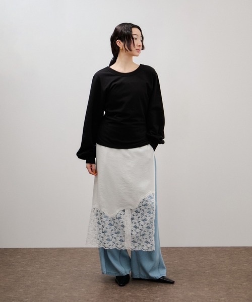 ADAM ET ROPE'(アダムエロペ)の「バックコンシャストップス(Tシャツ/カットソー・レディース・ピンク系その他2/ホワイト系その他7/ブラック・FREE)」の5枚目の写真