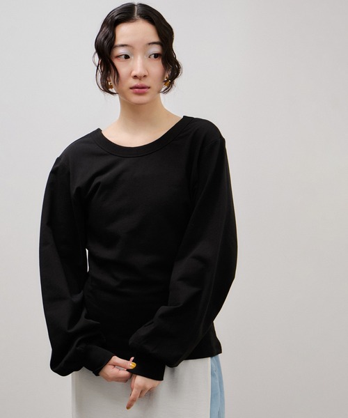 ADAM ET ROPE'(アダムエロペ)の「バックコンシャストップス(Tシャツ/カットソー・レディース・ピンク系その他2/ホワイト系その他7/ブラック・FREE)」の7枚目の写真