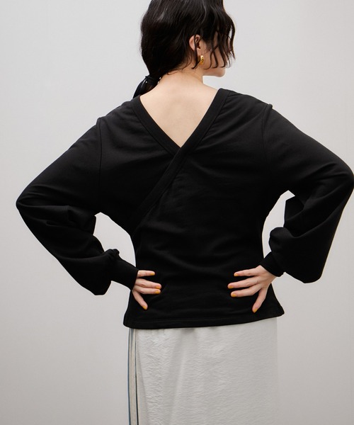 ADAM ET ROPE'(アダムエロペ)の「バックコンシャストップス(Tシャツ/カットソー・レディース・ピンク系その他2/ホワイト系その他7/ブラック・FREE)」の8枚目の写真