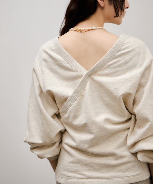 ADAM ET ROPE'(アダムエロペ)の「バックコンシャストップス(Tシャツ/カットソー・レディース・ピンク系その他2/ホワイト系その他7/ブラック・FREE)」の13枚目の写真