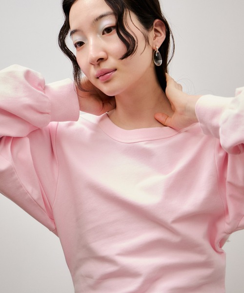 ADAM ET ROPE'(アダムエロペ)の「バックコンシャストップス(Tシャツ/カットソー・レディース・ピンク系その他2/ホワイト系その他7/ブラック・FREE)」の16枚目の写真