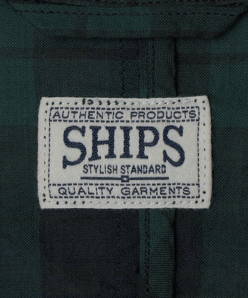SHIPS(シップス)の「SHIPS: AUTHENTIC マドラスチェック ジャケット(テーラードジャケット・メンズ・ネイビー・MEDIUM/SMALL/LARGE)」の5枚目の写真