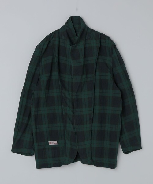 SHIPS(シップス)の「SHIPS: AUTHENTIC マドラスチェック ジャケット(テーラードジャケット・メンズ・ネイビー・MEDIUM/SMALL/LARGE)」の9枚目の写真