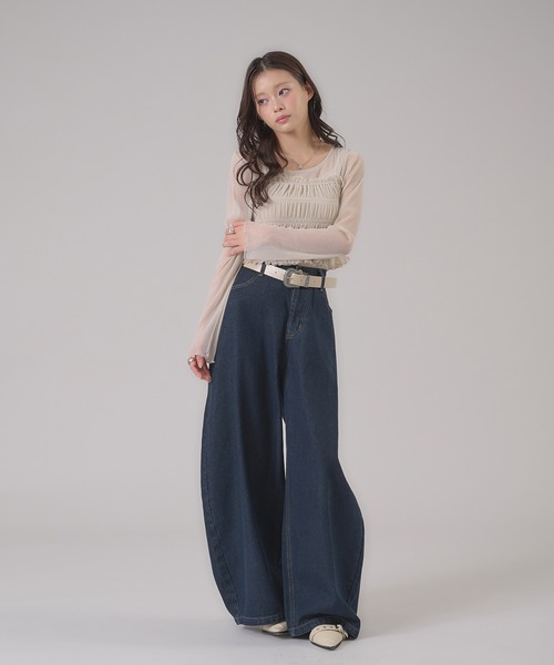 apres jour mignon（アプレジュールミニョン）の「ラメビスチェセット（Tシャツ/カットソー・レディース・ピンク/アイボリー/グレー・フリー/LARGE）」の18枚目の写真