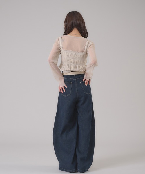 apres jour mignon（アプレジュールミニョン）の「ラメビスチェセット（Tシャツ/カットソー・レディース・ピンク/アイボリー/グレー・フリー/LARGE）」の19枚目の写真