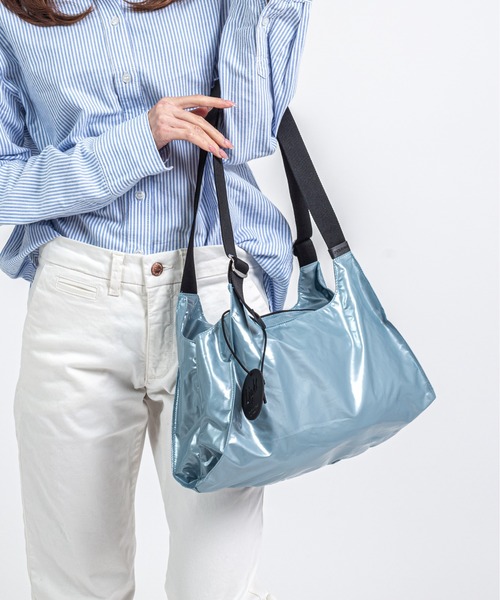 Jack Gomme(ジャックゴム)の「【JACK GOMME】ショルダーバッグ LEBAG 6L(ショルダーバッグ・レディース・シャンパン/ブラック/アイボリー/ライトブルー・FREE)」の3枚目の写真