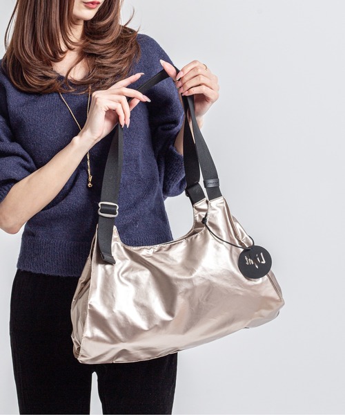 Jack Gomme(ジャックゴム)の「【JACK GOMME】ショルダーバッグ LEBAG 6L(ショルダーバッグ・レディース・シャンパン/ブラック/アイボリー/ライトブルー・FREE)」の19枚目の写真