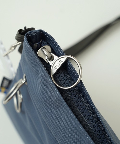 moz(モズ)の「moz(モズ) 撥水 サコッシュ ショルダーバッグ ZZRK-07(ショルダーバッグ・レディース・トリコロール/ブラック/アイボリー/グレイッシュブルー/ライトグレー系/ブラック系・ONE SIZE)」の14枚目の写真
