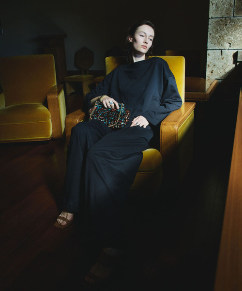 VERMEIL par iena（ヴェルメイユパーイエナ）の「Caternina Bertini カテリーナ ベルティーニ Raffia Clutch 5779（ショルダーバッグ・レディース・A・FREE）」の6枚目の写真