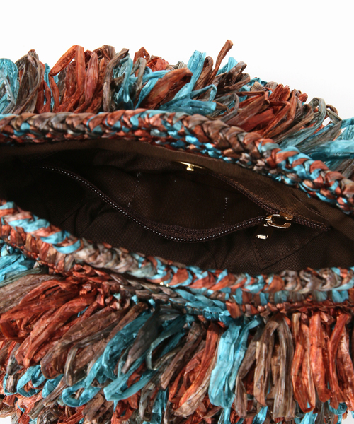 VERMEIL par iena（ヴェルメイユパーイエナ）の「Caternina Bertini カテリーナ ベルティーニ Raffia Clutch 5779（ショルダーバッグ・レディース・A・FREE）」の15枚目の写真