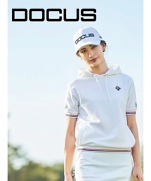 Day and Grade（デイアンドグレイド）の「DOCUS (ドゥーカス) レディース ゴルフウェア ショートスリーブ フーディ｜トップス（ゴルフグッズ）」