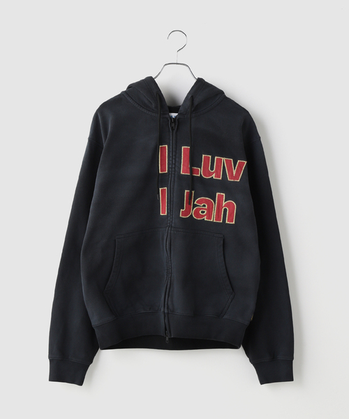 WOKE EDGE（ウォークエッジ）の「WOKE EDGE / ウォークエッジ I Luv I Jah Zip Hoodie（パーカー・メンズ・グリーン/ブラック・LARGE/MEDIUM）」の5枚目の写真