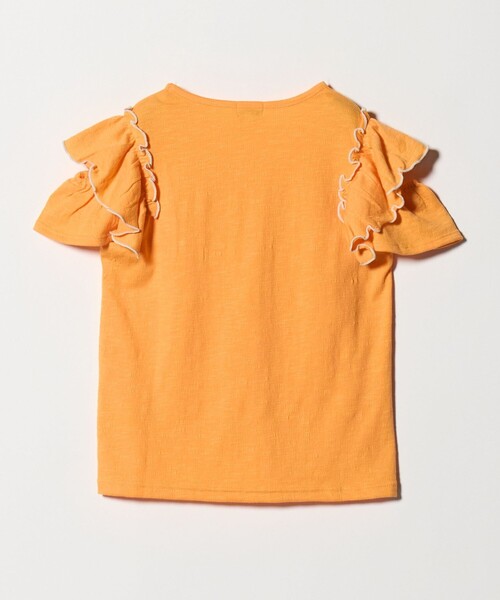 green label relaxing(グリーンレーベルリラクシング)の「ショルダースリット フリルTシャツ / キッズ 140cm-160cm(Tシャツ/カットソー・キッズ・ライトブルー/ブラック/オレンジ・140cm/150cm/160cm)」の11枚目の写真