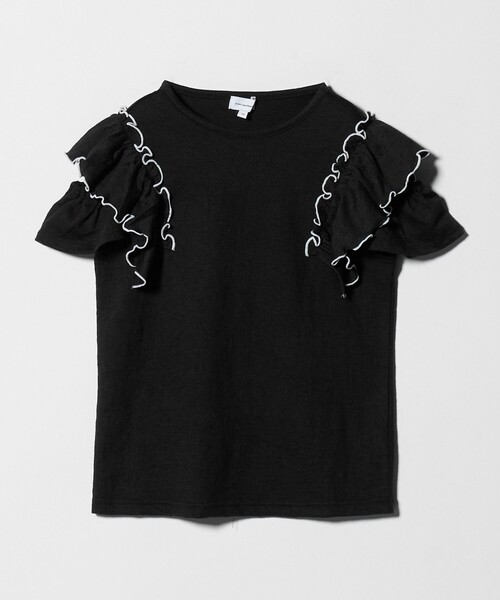 green label relaxing(グリーンレーベルリラクシング)の「ショルダースリット フリルTシャツ / キッズ 140cm-160cm(Tシャツ/カットソー・キッズ・ライトブルー/ブラック/オレンジ・140cm/150cm/160cm)」の17枚目の写真