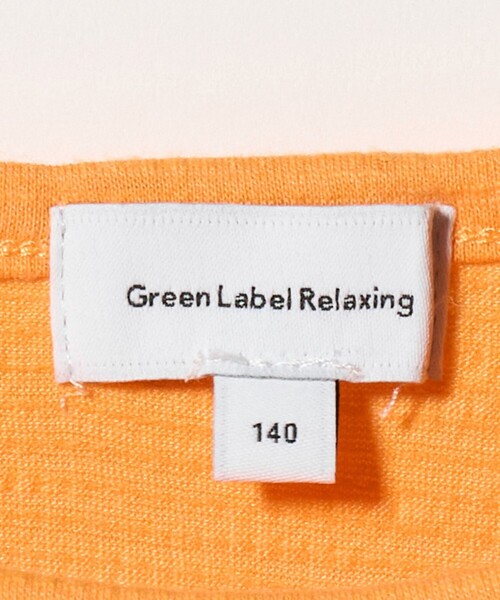 green label relaxing(グリーンレーベルリラクシング)の「ショルダースリット フリルTシャツ / キッズ 140cm-160cm(Tシャツ/カットソー・キッズ・ライトブルー/ブラック/オレンジ・140cm/150cm/160cm)」の20枚目の写真