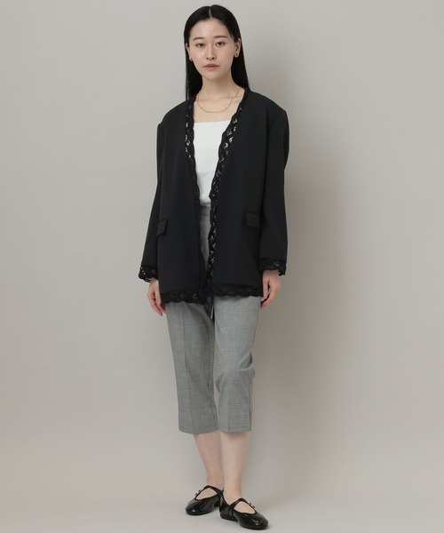 A part by(アパートバイ)の「カプリパンツ(その他パンツ・レディース・ブラック/グレー・FREE)」の4枚目の写真