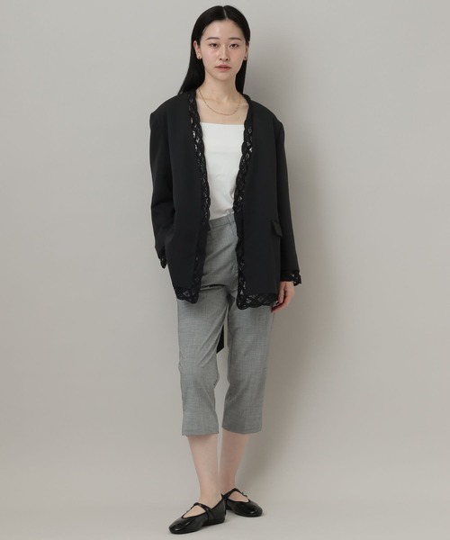 A part by(アパートバイ)の「カプリパンツ(その他パンツ・レディース・ブラック/グレー・FREE)」の5枚目の写真