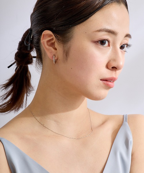CALIN STANDARD(カリンスタンダード)の「◆金属アレルギー対応◆◆made in japan◆【痛くない】【落ちにくい】【ストレスフリーな着け心地】スリムライン グランループフィットイヤリング(イヤリング・レディース・シルバー/ゴールド・FREE)」の17枚目の写真