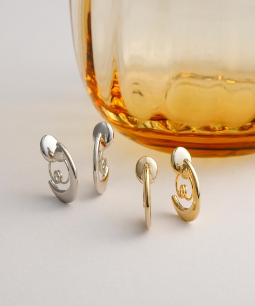 CALIN STANDARD(カリンスタンダード)の「◆金属アレルギー対応◆◆made in japan◆【痛くない】【落ちにくい】【ストレスフリーな着け心地】スリムライン グランループフィットイヤリング(イヤリング・レディース・シルバー/ゴールド・FREE)」の19枚目の写真