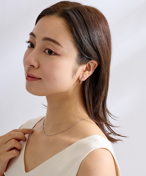 CALIN STANDARD(カリンスタンダード)の「◆金属アレルギー対応◆◆made in japan◆【痛くない】【落ちにくい】【ストレスフリーな着け心地】スリムライン グランループフィットイヤリング(イヤリング・レディース・シルバー/ゴールド・FREE)」の10枚目の写真