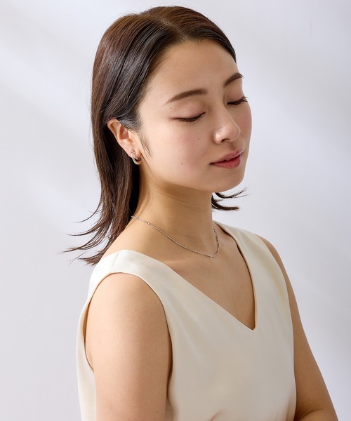 CALIN STANDARD(カリンスタンダード)の「◆金属アレルギー対応◆◆made in japan◆【痛くない】【落ちにくい】【ストレスフリーな着け心地】スリムライン グランループフィットイヤリング(イヤリング・レディース・シルバー/ゴールド・FREE)」の11枚目の写真