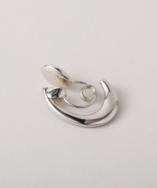 CALIN STANDARD(カリンスタンダード)の「◆金属アレルギー対応◆◆made in japan◆【痛くない】【落ちにくい】【ストレスフリーな着け心地】スリムライン グランループフィットイヤリング(イヤリング・レディース・シルバー/ゴールド・FREE)」の14枚目の写真