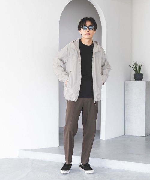 GLOBAL WORK（グローバルワーク）の「UV多機能パーカー/647570（パーカー・メンズ・ブラック/グレイッシュベージュ・SMALL/MEDIUM/LARGE/X-LARGE）」の3枚目の写真