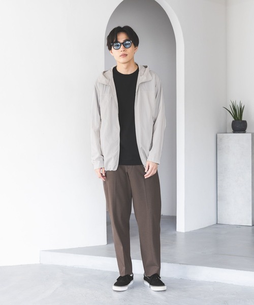 GLOBAL WORK（グローバルワーク）の「UV多機能パーカー/647570（パーカー・メンズ・ブラック/グレイッシュベージュ・SMALL/MEDIUM/LARGE/X-LARGE）」の5枚目の写真