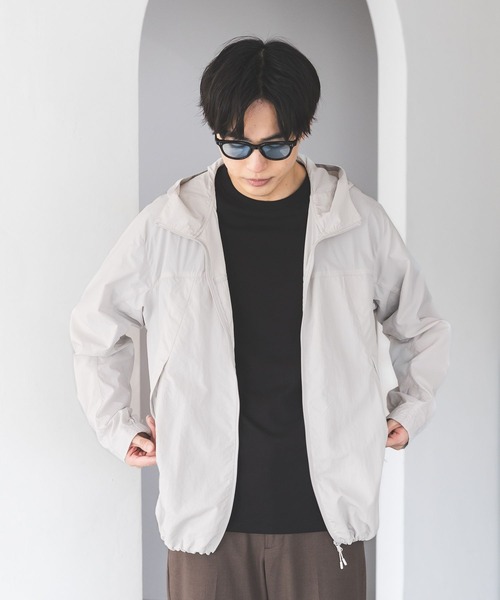 GLOBAL WORK（グローバルワーク）の「UV多機能パーカー/647570（パーカー・メンズ・ブラック/グレイッシュベージュ・SMALL/MEDIUM/LARGE/X-LARGE）」の6枚目の写真