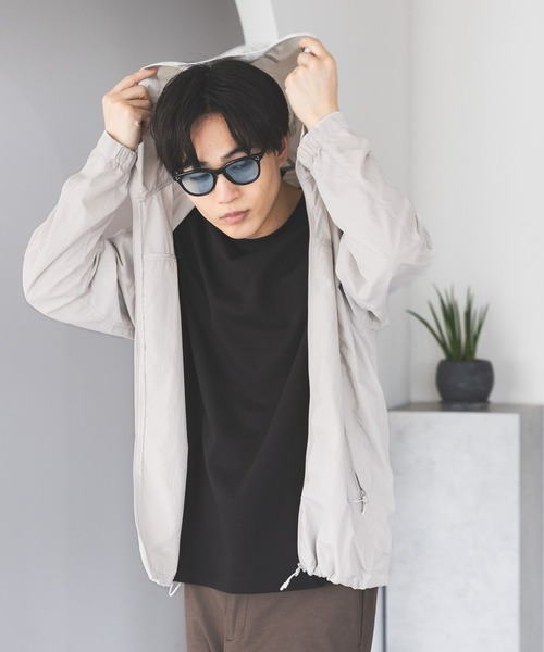 GLOBAL WORK（グローバルワーク）の「UV多機能パーカー/647570（パーカー・メンズ・ブラック/グレイッシュベージュ・SMALL/MEDIUM/LARGE/X-LARGE）」の8枚目の写真