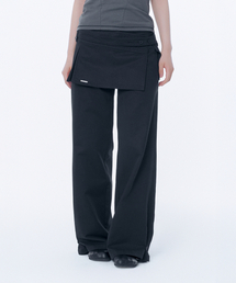 セール】Shirring pocket bootscut pants BLACK（その他パンツ
