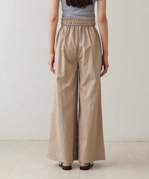 Bab(バブ)の「【S・Mサイズ展開】ダブルタックウエストデザインパンツ(その他パンツ・レディース・ブラック/ベージュ/アイボリー・MEDIUM/SMALL)」の15枚目の写真