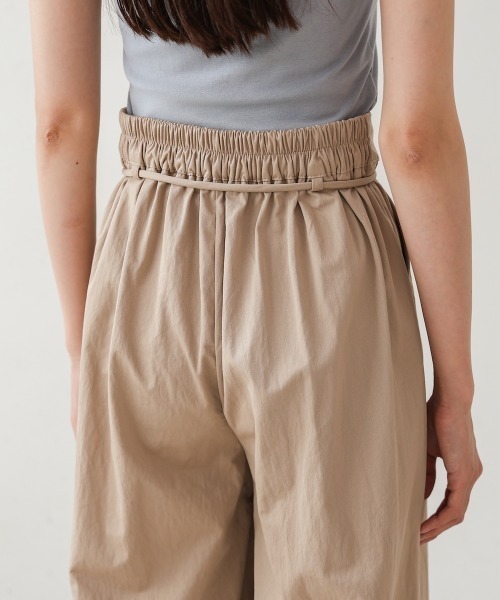 Bab(バブ)の「【S・Mサイズ展開】ダブルタックウエストデザインパンツ(その他パンツ・レディース・ブラック/ベージュ/アイボリー・MEDIUM/SMALL)」の16枚目の写真